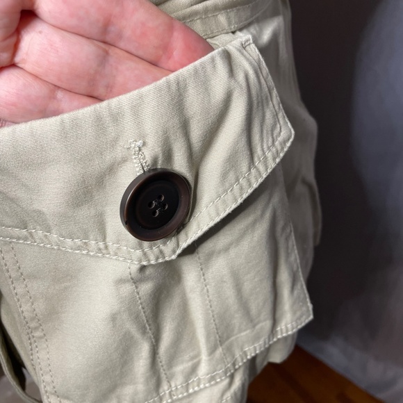 Dollhouse Outerwear Trench Style Jacket with Faux Hoodie Insert Size Medium - Picture 5 of 10